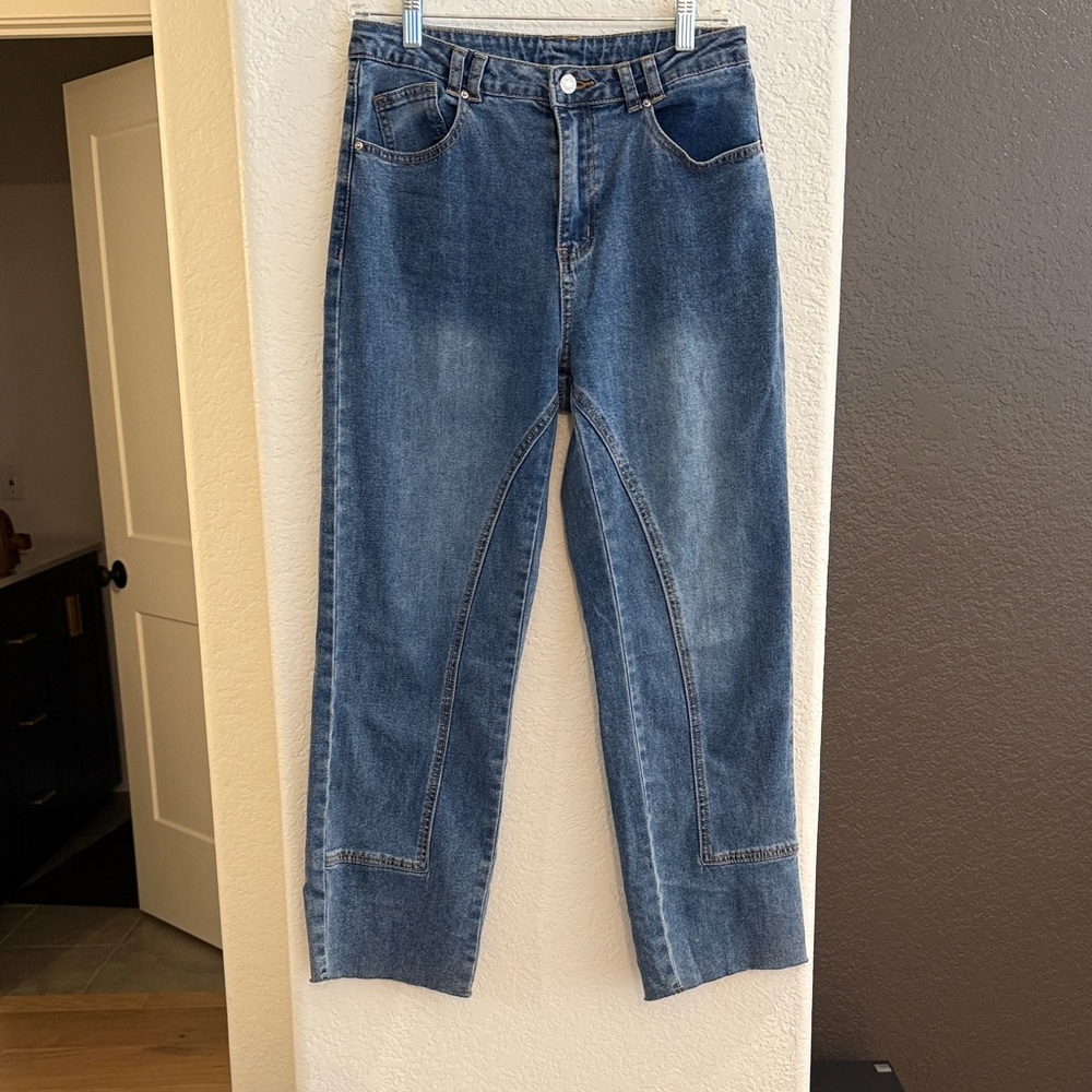 Denim Blue Straight Leg Women's Jeans